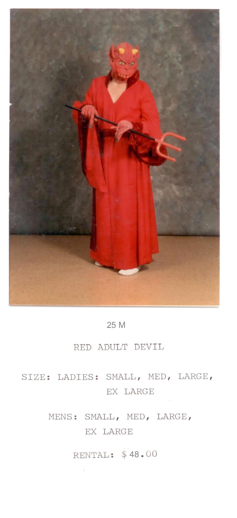 RED DEVIL - ADULT